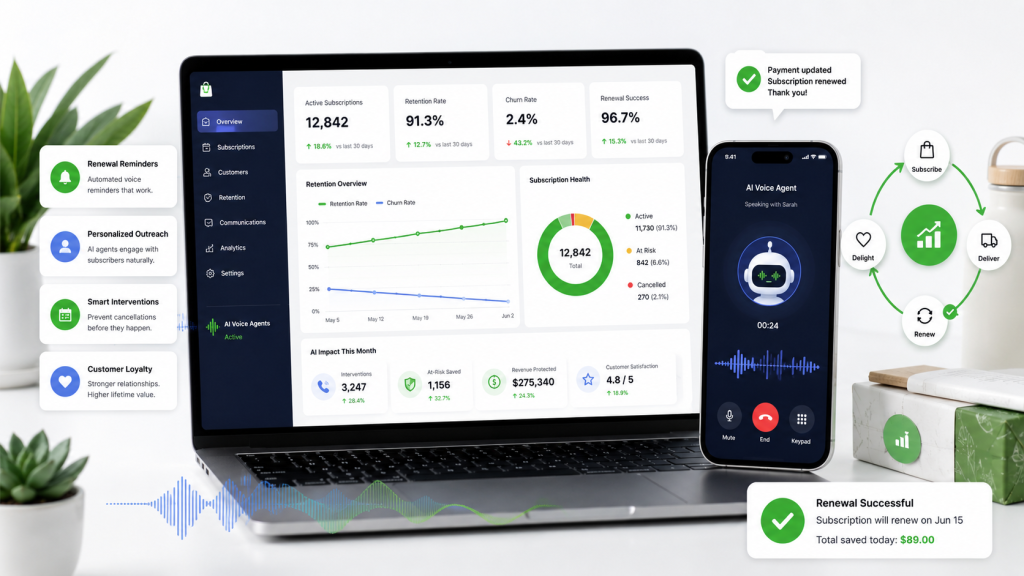 AI Voice Agents for Shopify Subscription Retention