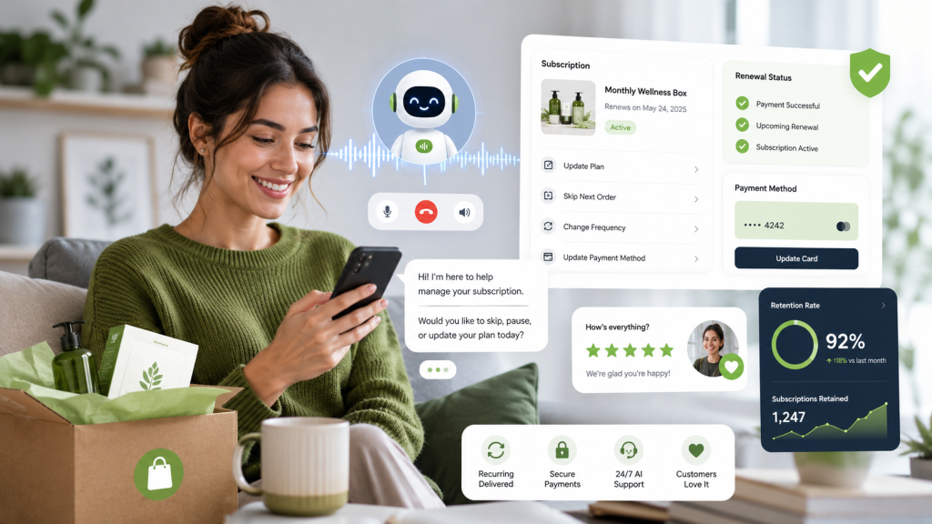 AI Voice Agents for Shopify Subscription Retention
