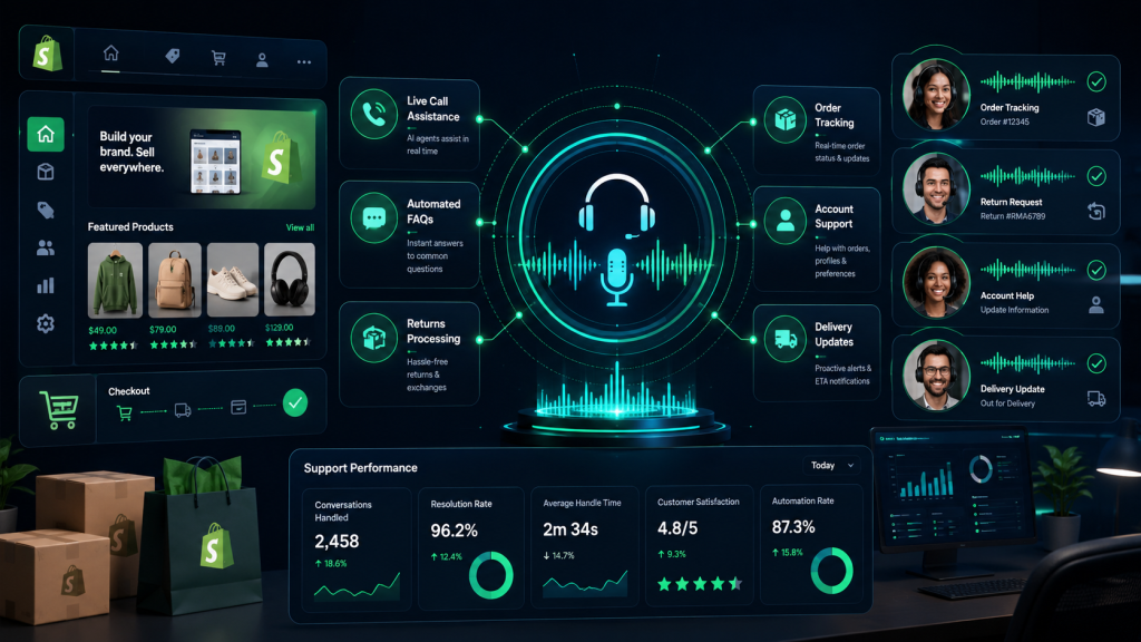 AI Voice Agents for Shopify Support Automation